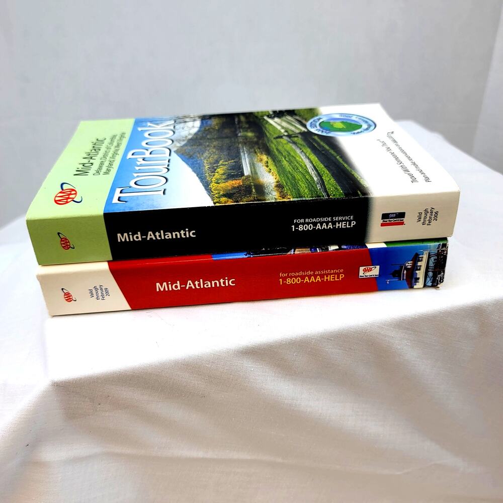 AAA Tour Book 2006 2008 Delaware Dist of Columbia Virginia West Virginia